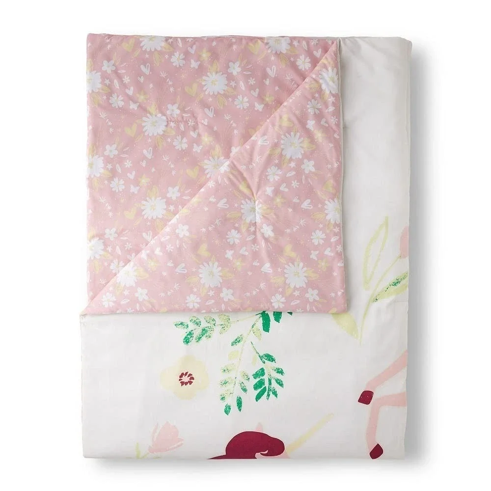 Member's Mark Comforter Set Kids Full Pink New Unicorn Glow-in-The-Dark 7pc